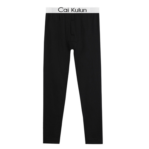 Men's warm trousers, thickened and velvet long johns, leggings, men's thickened and fattened warm pants, long johns, solid color leggings, winter
