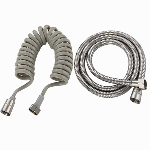 Shower head hose spring bidet spray gun water inlet pipe telephone line pipe telescopic shower pipe elastic pipe 2 meters