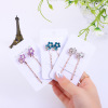 Set, hair accessory from pearl, shampoo, hairgrip, new collection, flowered, wholesale