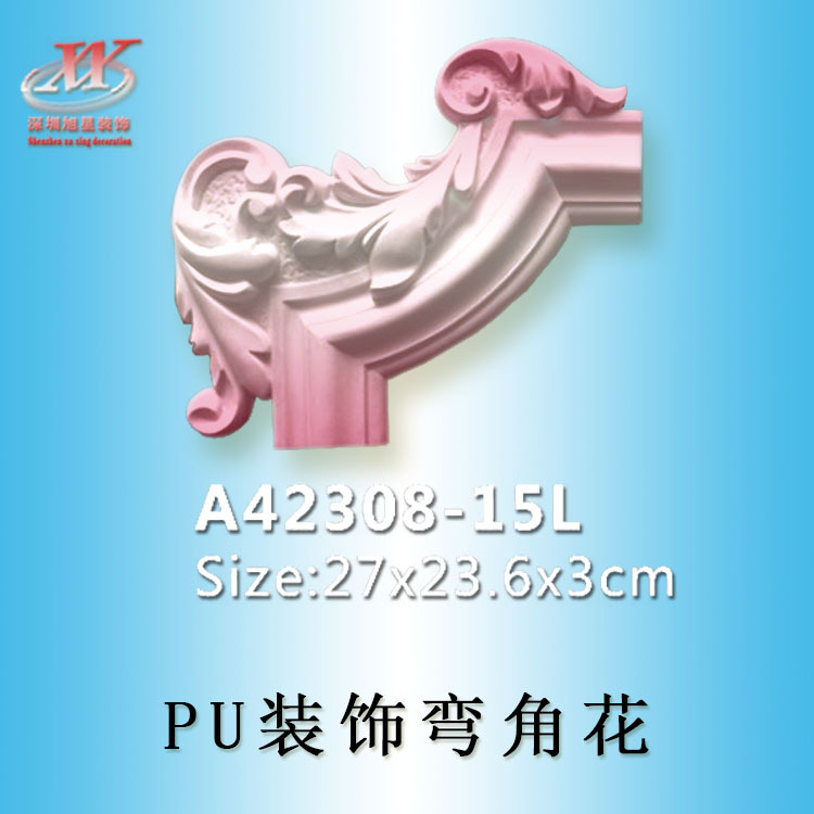 广东深圳旭星装饰直销PU平线弯角 欧式雕花 支持小额混批|ru