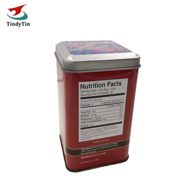 正方形通用茶叶罐定制 普洱茶叶罐 保健品包装铁罐 咖啡豆储存盒