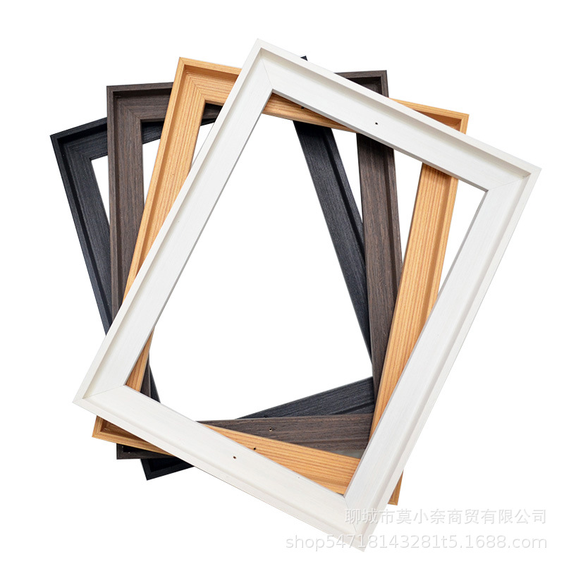L-shaped solid wood oil painting frame cloth frame oil painting frame picture frame photo frame mounting frame digital oil painting