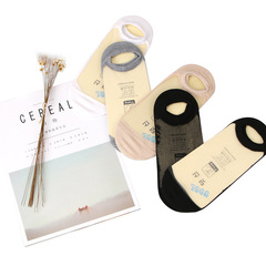 Summer Cotton Sole Crystal Fiber Stockings for Women, Boat Socks, Thin Model, Korean Version, Light Mouth Glass Stockings, Short Socks, Anti-Pull Manufacturer Wholesale