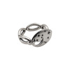 Tide, advanced fashionable ring, high-quality style, internet celebrity, 925 sample silver, on index finger