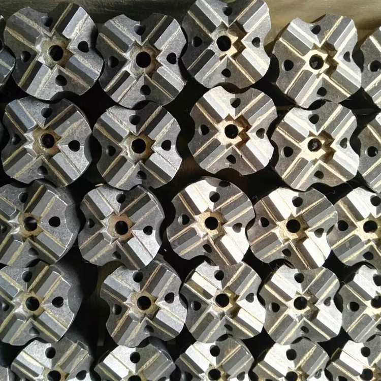 现货出售高炉钻头 十字开口高炉钻头 T型/R型螺纹钻头 十字钎头