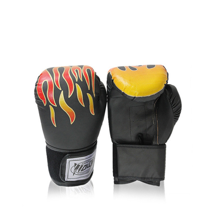 Professional Adult Boxing MMA Muay Thai Training Gloves - PU Leather, Durable & Comfortable For Punching Bag, Sparring, Martial Arts_voghion.com