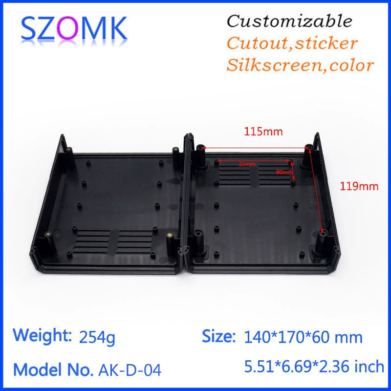 Оригинальные прямые продажи с фабрики, пластиковый корпус из АБС-пластика, сделай сам, инструмент для обнаружения металла, управление рабочим столом Orom, электрический корпус D04