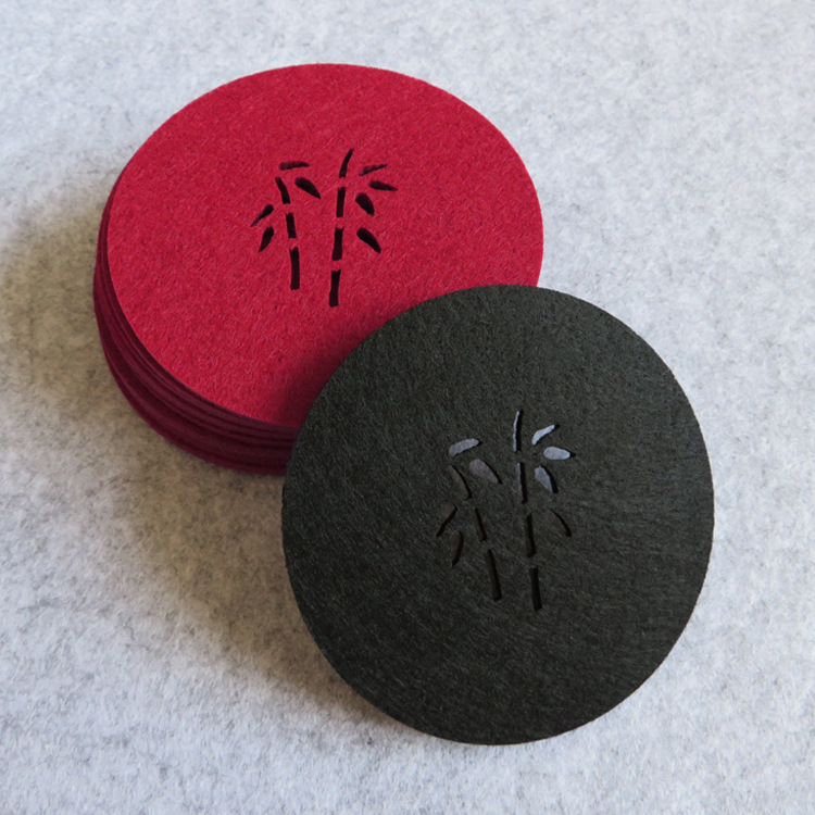 产地货源毛毡茶壶垫隔热养壶垫防滑壶承垫托家用茶具配件定制logo