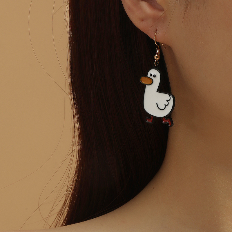 Nouvelles Boucles D&#39;oreilles Mignonnes De Canard De Corée display picture 12