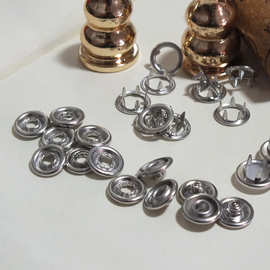 批发定制珠面五爪扣空心五爪扣黄铜气眼厂家直供可加颜色定制