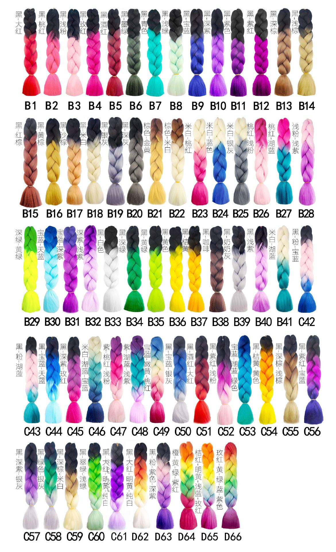 新中文顺序颜色标注