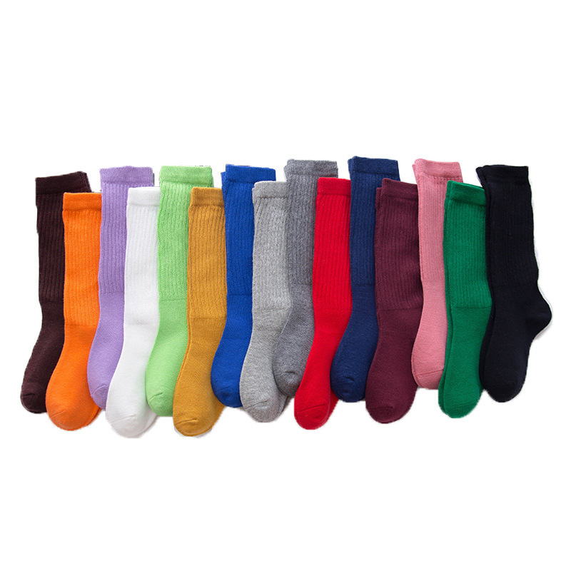 Solid color forest cotton socks pile socks girls cotton breathable sweat-absorbent cotton socks Zhuji socks manufacturers wholesale Solid color forest cotton socks pile socks girls cotton breathable sweat-absorbent cotton socks Zhuji socks manufacturers wholesale