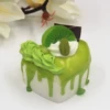 Heart -shaped cream fruit cake 5