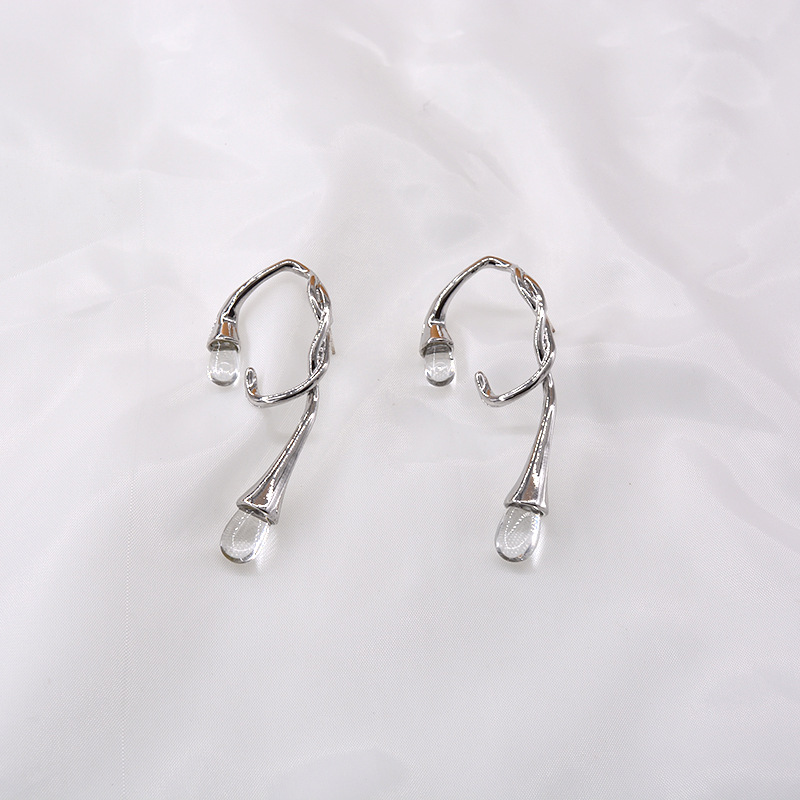 Simple New Irregular Ear Hooks Pierced  Earrings Wholesale Nihaojewelry display picture 3