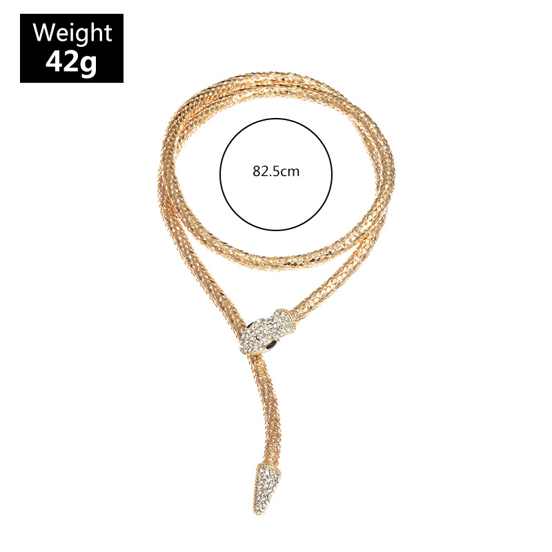 New fashion retro fashion spirit snake diamond necklace necklace serpentine bracelet bracelet wholes