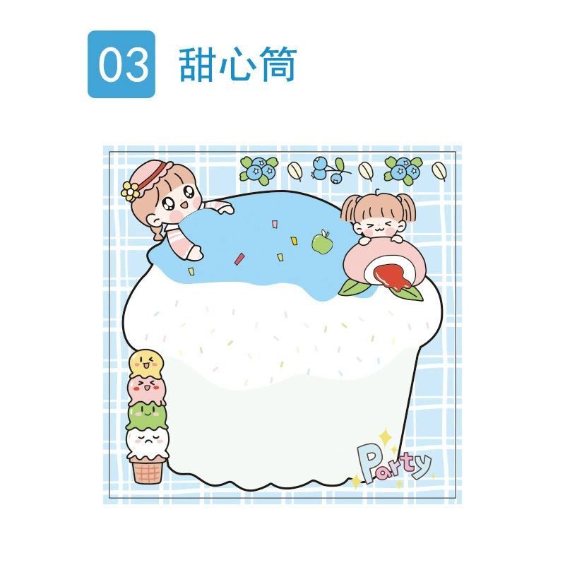 Creative INS Cute 80 Scholarship students can tear the cartoon to leave a message for forgotten the hand account fun material paper
