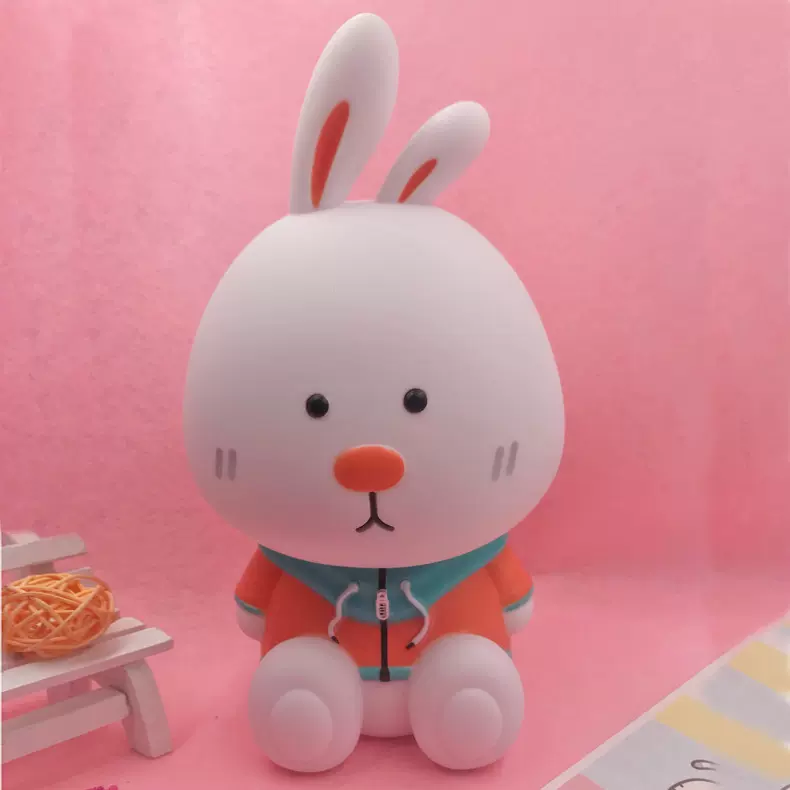 正版授权搪胶比鲁斯家族可爱卡通储蓄罐摔不破存钱罐批发