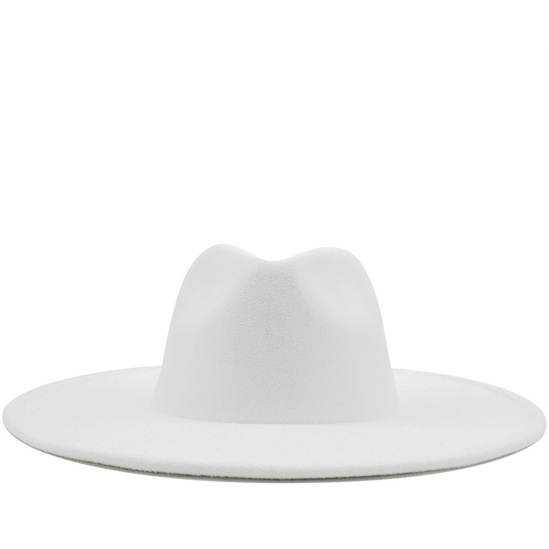 Sombrero De Copa De Lana Lateral Grande De Color Sólido Casual De Moda display picture 11