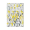 2146 yellow gray and white geometric stitching
