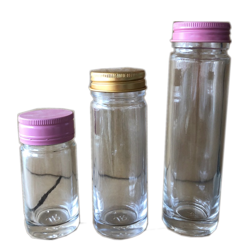 現貨供應40ml75ml100ml直筒燕窩瓶 密封玻璃蜂蜜瓶可定制logo