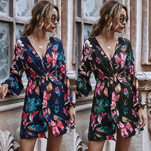 Casual Loose Printed Dress display picture 15