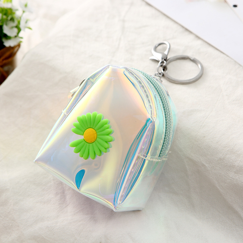 Hot-selling New Small Daisy Lady Cute Coin Purse Color Cartoon Student Storage Coin Bag Wholesale display picture 4