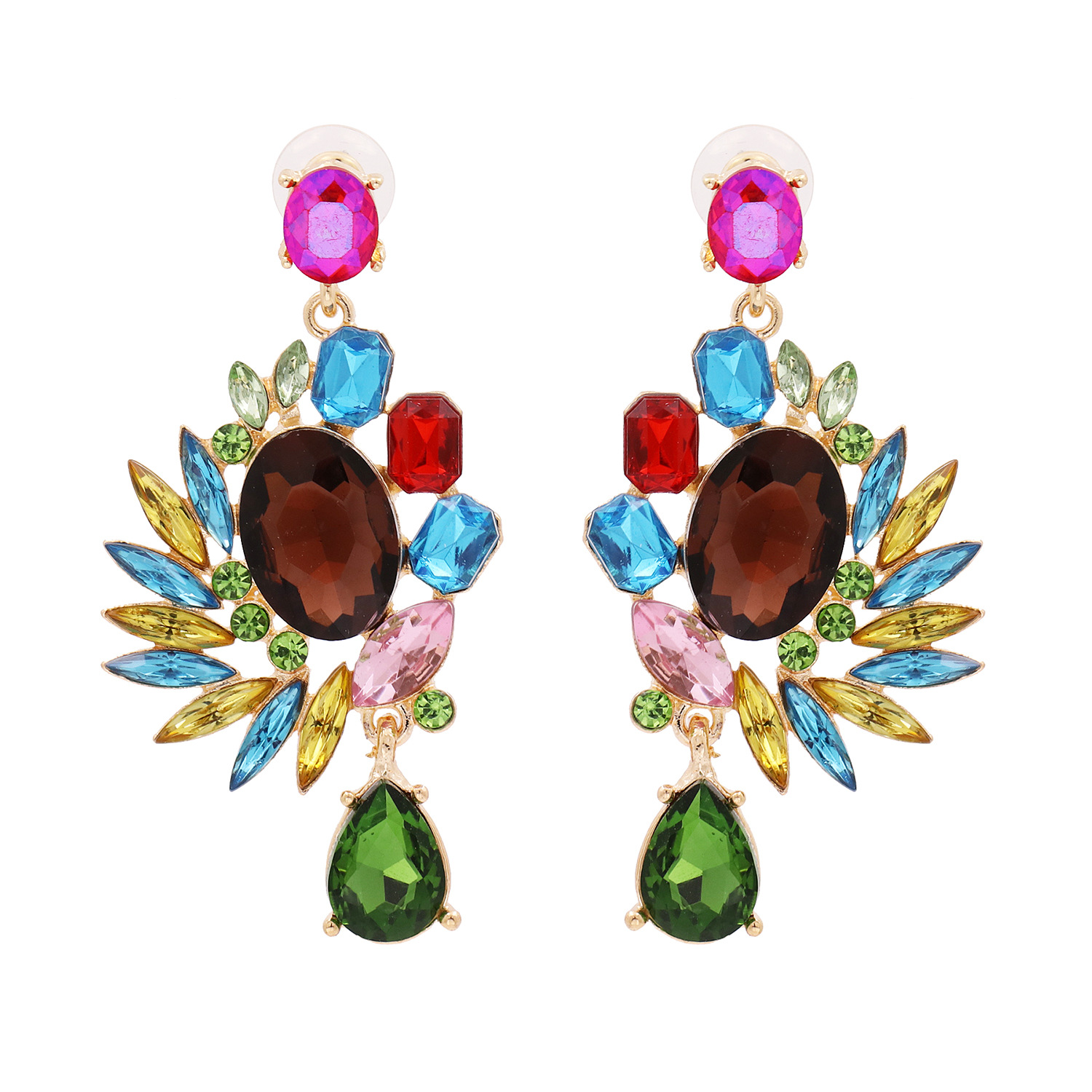 Fashion Big New Earrings Exaggerated Female Earrings Geometric Earrings Wholesale Nihaojewelry display picture 8