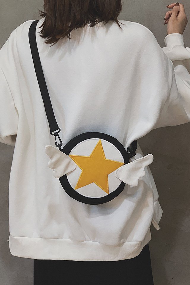 اليابانية أزياء جديد لطيف الكرتون ماجيك ساكورا قماش الكتف حقيبة فتاة لطيف مضحك محفظة بالجملة display picture 111