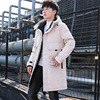 winter new pattern men's wear Down Jackets thickening business affairs leisure time man coat Duck Hooded Solid High collar overcoat