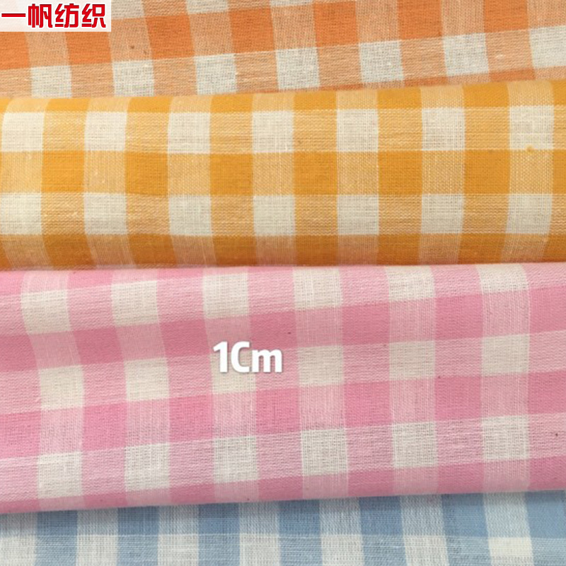 库存 供应全棉32支朝阳格红白 黑白朝阳格 全涤面料