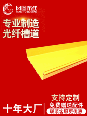 Phoenix map wiring 240*100mm Fiber optic Wire and Cable Channel ABS Flame retardant Plastic Trunking Pigtail groove