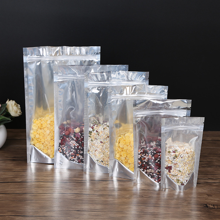 （現貨）鋁箔陰陽包裝袋 雜糧小米食品包裝袋 直立拉鏈陰陽複合袋