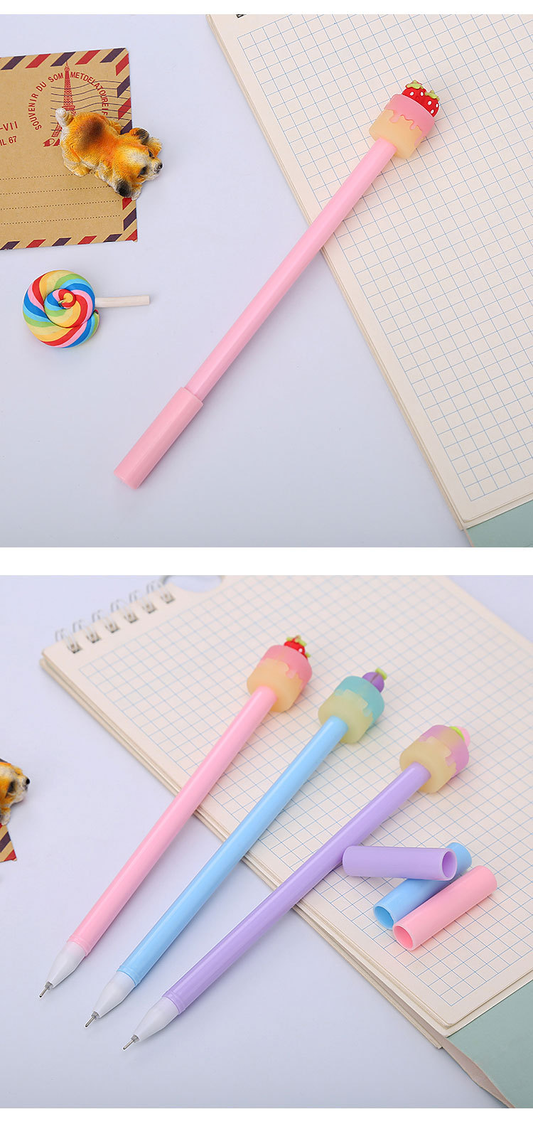 1 Piece Cake Class Learning Graduation Plastic Cute Gel Pen display picture 2