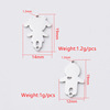 Pendant stainless steel for boys and girls engraved, accessory for beloved, mirror effect, 19mm