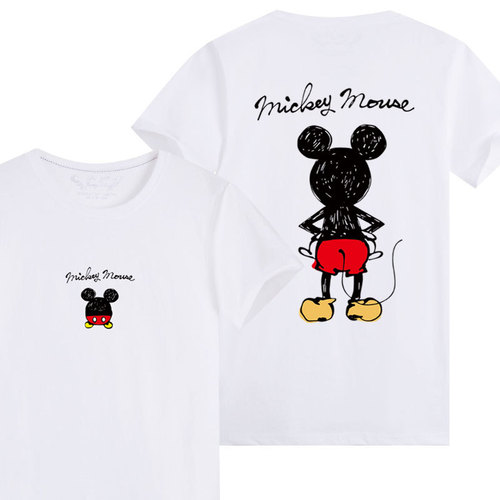  new summer style Mickey Kindergarten parent-child clothing for a family of three, family clothing, cotton short-sleeved T-shirts