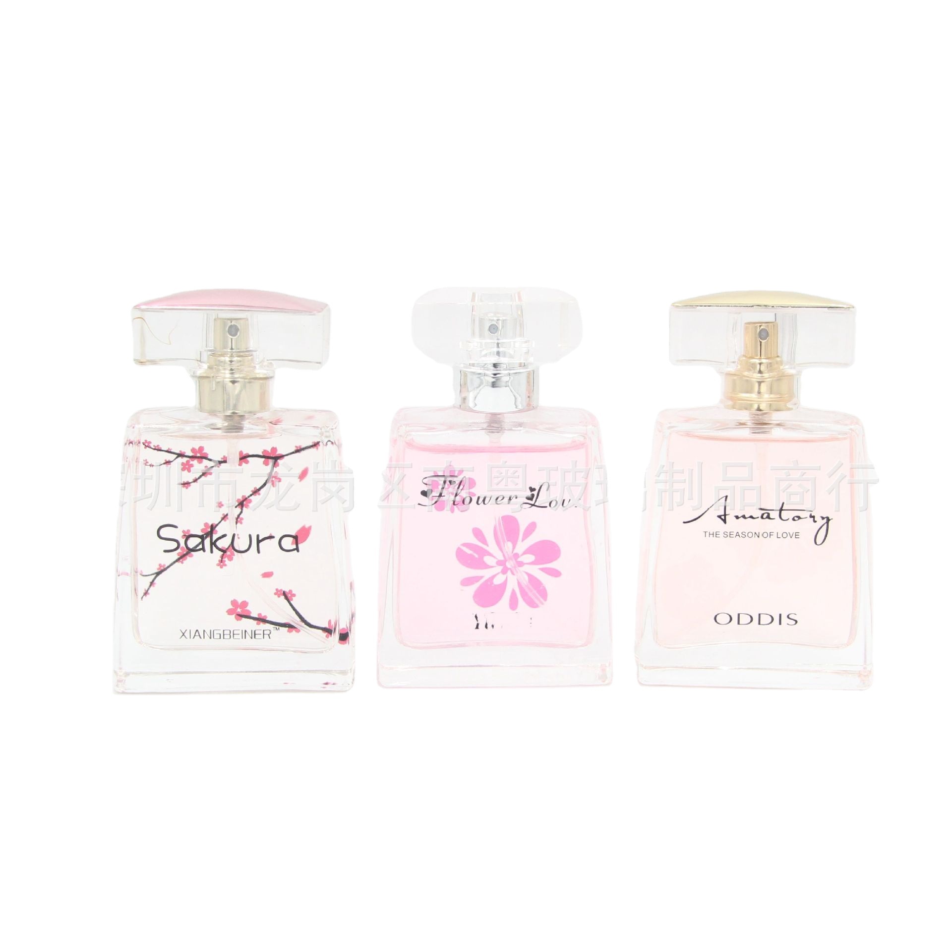 50ml女士香水喷雾瓶沙林盖