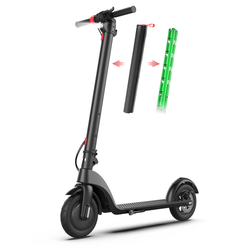 Batería de litio Huanxi HX-X7 36V 5.0AH/6.4AH para scooter, scooter de movilidad portátil con batería de larga duración