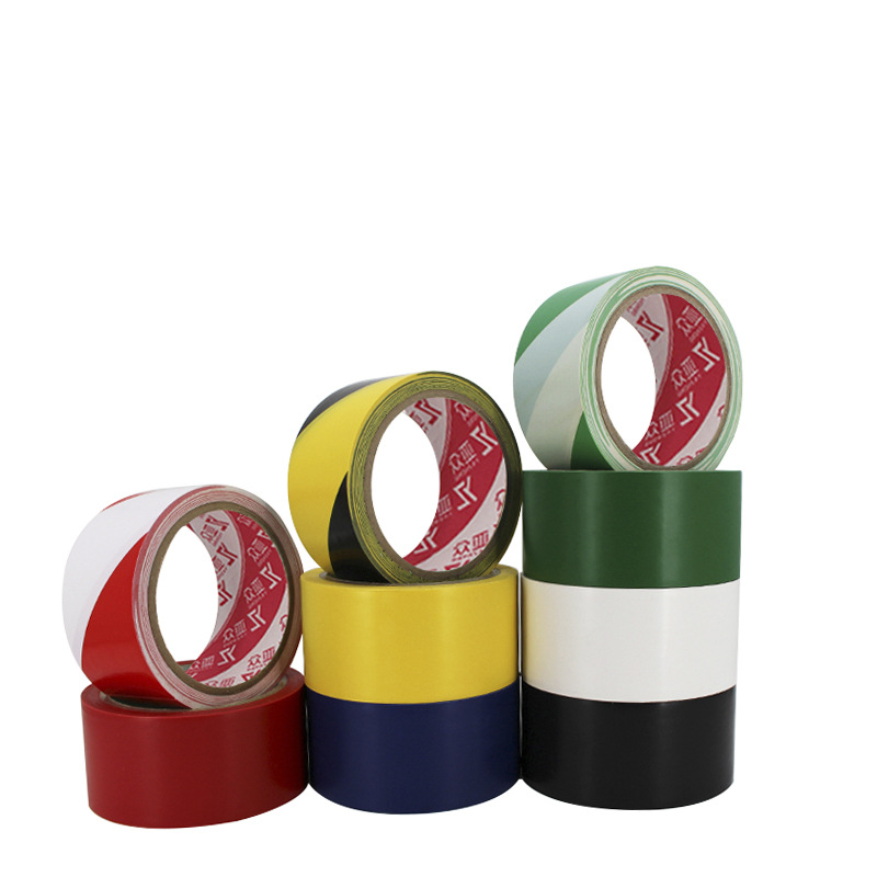 亚众 整箱警示胶带黑黄划线地板地贴标识5S定位pvc耐磨防水防滑