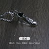 Accessory, men's pendant hip-hop style, necklace stainless steel, internet celebrity, simple and elegant design