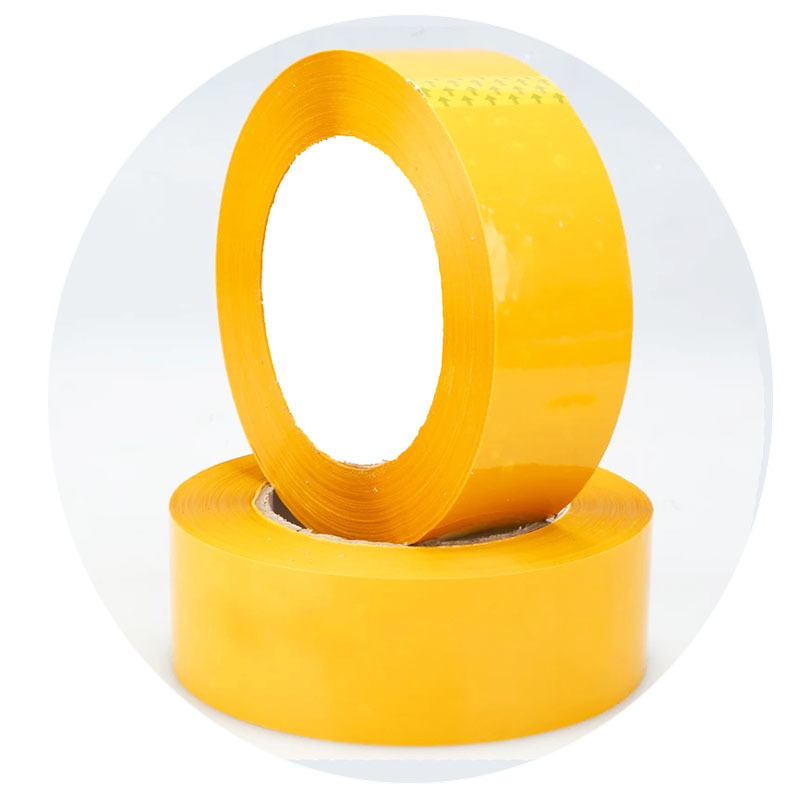 Sellado cinta transparente grande rollo beige cinta embalaje impresión de embalaje papel adhesivo ancho expreso mensaje de advertencia al por mayor