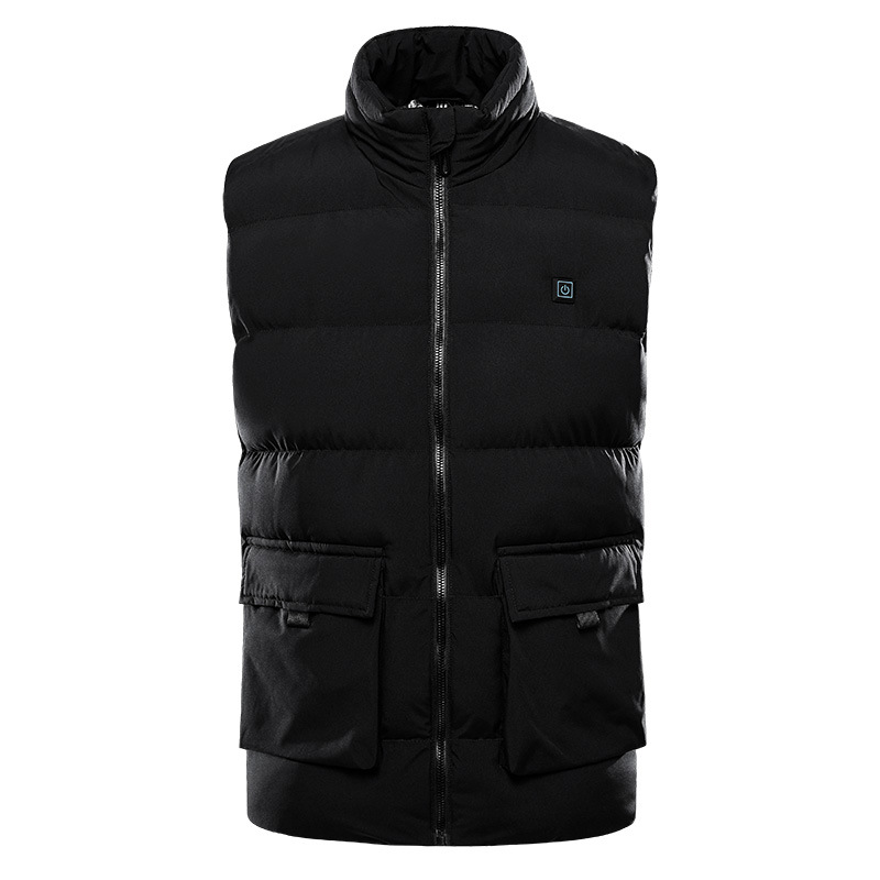 2021 invierno nuevo chaleco de calefacción inteligente Chaleco de calefacción de carga USB Ropa de calefacción de Amazon Abrigo cálido acolchado de algodón