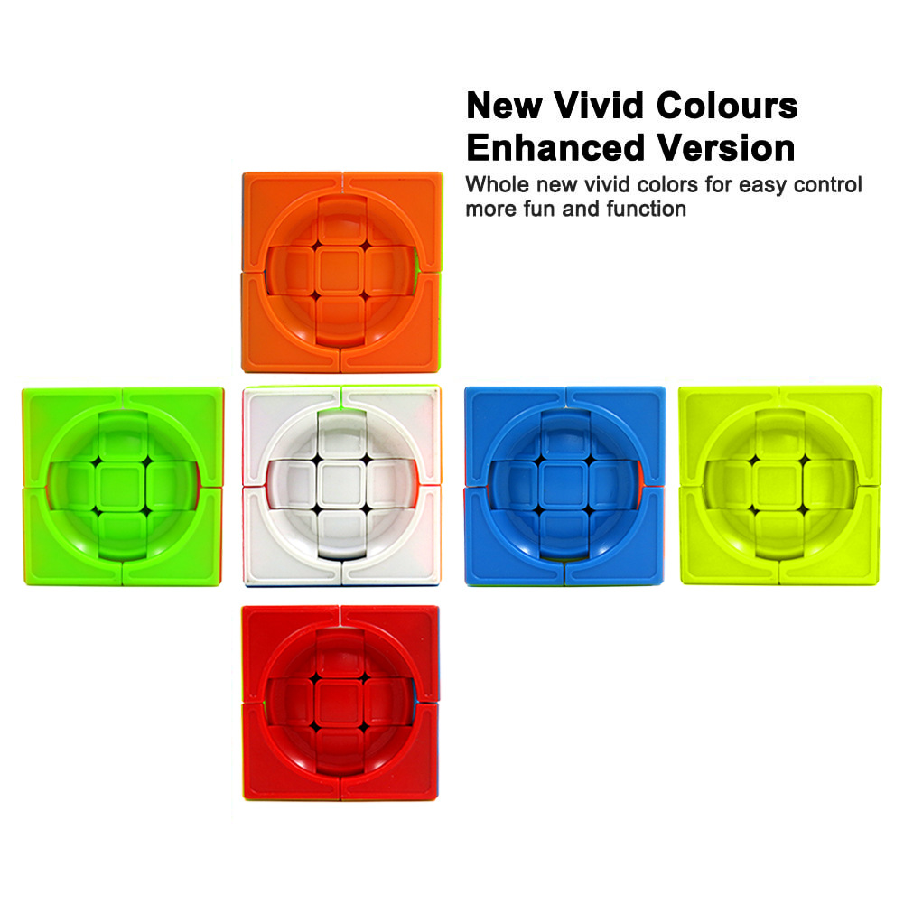 Cubo mágico para niños juguete de inteligencia Cubo mágico para adultos Cubo de descompresión de la yema del dedo