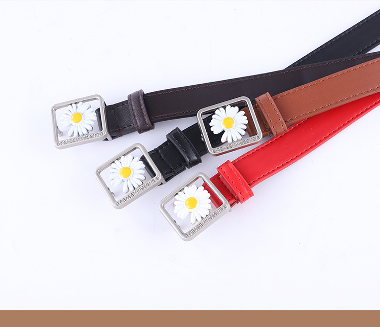 Women Fashion Daisy Concave Belt Wholesale Nihaojewelry display picture 20