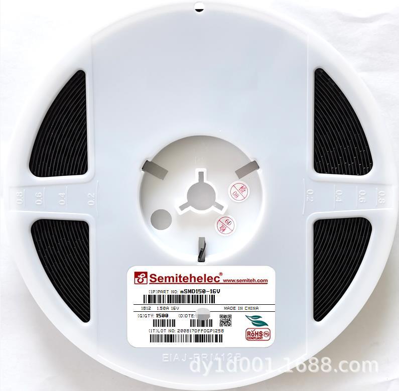 mSMD150-16V PPTC自恢复保险丝1812 1.5A 16V SEMITEH