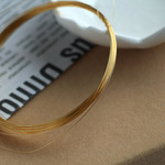 14K包金软线镀金镀银半成品散线浅金色diy手工首饰发饰饰品配件