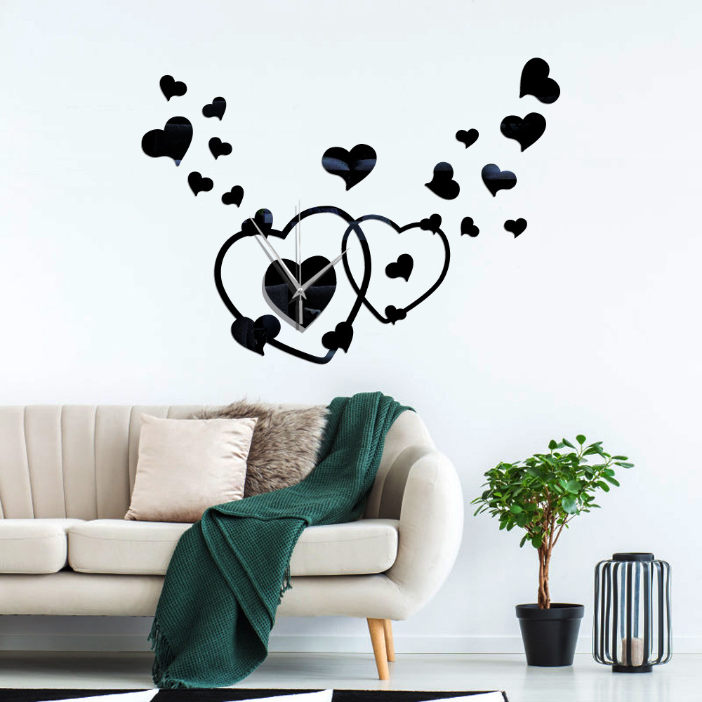 Shiqi Home Love Heart-shaped Acrylic Mir...