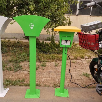 戶外防雨充電樁立柱蘑菇頭樁10路組合2路插座樁支架現貨 支持定制