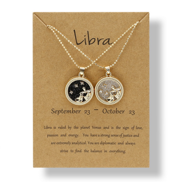 Fashion Constellation Alloy Plating Womenu0027S Pendant Necklace 1 Piece