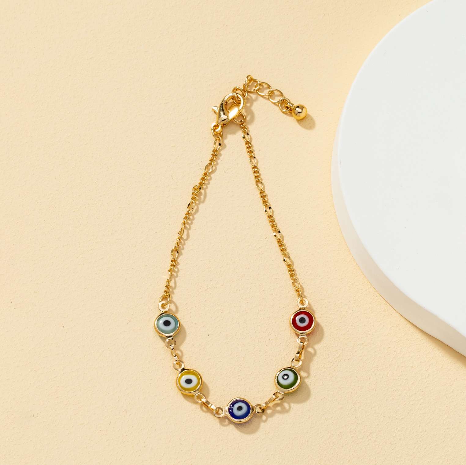 Women'S Gender Letter Artificial Gemstones Alloy Wholesale Chain & Link Bracelets