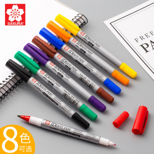 Wholesale Japanese Cherry SAKURA small double head oily color marker pen painting Gouxian pen XYK-T